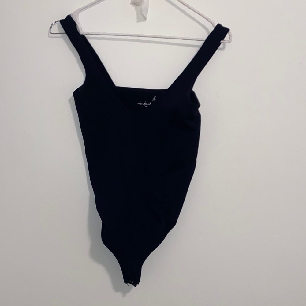 Free People Classic Black Bodysuit